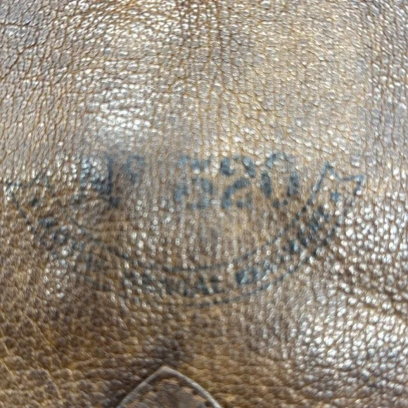 Barganza vintage Leather Crossbody Bag BRN7191C - Picture 4 of 11